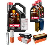 MAHLE Controllo Set 8L MOTUL 8100 X-CLEAN 0W-30 Per BMW X6 XDRIVE30D