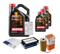 MAHLE Controllo Set 8L MOTUL 8100 X-CLEAN EFE 5W-30 Per Hyundai Tucson 2.0