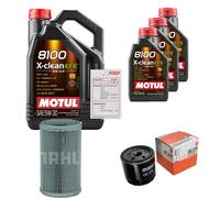 MAHLE Controllo Set 8L MOTUL 8100 X-CLEAN EFE 5W-30 Per Lancia Kappa Coupe