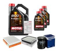 MAHLE Controllo Set 8L MOTUL 8100 X-CLEAN EFE 5W-30 Per Subaru Outback 2.5