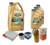 MAHLE Controllo Set 8L RAVENOL 5W-40 Per Audi Q5 3.0 TFSI Quattro