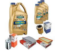 MAHLE Controllo Set 8L RAVENOL 5W-40 Per Audi TT Roadster 3.2 VR6 Quattro