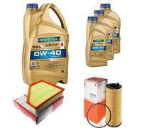 MAHLE Controllo Set 8L RAVENOL SSL 0W-40 per BMW 3er Touring E91 318d