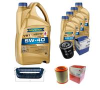 MAHLE Controllo Set 9 L 5W-40 RAVENOL Turbo VST per Audi A8 3.0