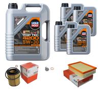 MAHLE CONTROLLO SET 9 L LIQUI MOLY Top Tec 4200 5W-30 Per BMW X3 xDrive30i