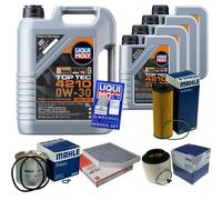 MAHLE Controllo Set 9 L Liqui Moly Top Tec 4210 0W-30 Per Audi A5 Cabriolet