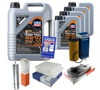 MAHLE Controllo Set 9 L Liqui Moly Top Tec 4210 0W-30 Per BMW 5er Touring