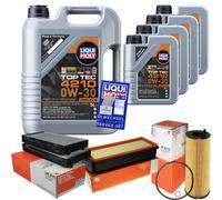 MAHLE Controllo Set 9 L Liqui Moly Top Tec 4210 0W-30 Per BMW X5 M50d X6