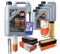 MAHLE Controllo Set 9 L Liqui Moly Top Tec 4210 0W-30 Per BMW X5 M50d X6