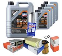 Mahle Controllo Set 9 L Liqui Moly Top Tec 4210 0W-30 per Mercedes Classe