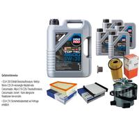 Mahle Controllo Set 9 L Liqui Moly Top Tec 4600 5W-30 per Renault Scénic, II