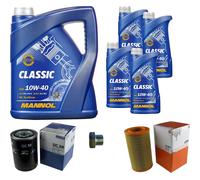 MAHLE Controllo Set 9 L MANNOL Classic 10W-40 Per Nissan Pick-Up 2.5 TD 4WD