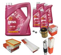 MAHLE Controllo Set 9 L MANNOL Diesel TDI 5W-30 Per BMW 3er Cabriolet 320 Ci