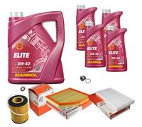 MAHLE Controllo Set 9 L MANNOL Elite 5W-40 Per BMW 6er 645 Ci 545i