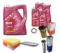 MAHLE Controllo Set 9 L MANNOL Elite 5W-40 Per BMW 7 Serie 740i iL 735i