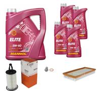 MAHLE Controllo Set 9 L MANNOL Elite 5W-40 Per Mercedes-Benz SL 500 S-Klasse