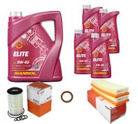 MAHLE Controllo Set 9 L MANNOL Elite 5W-40 Per Mercedes-Benz SLK 280 350 300