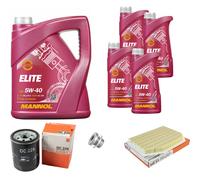 Mahle Controllo Set 9 L mannol Elite 5W-40 per Porsche 911 Targa