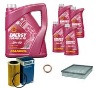 Mahle Controllo Set 9 L mannol Energia Formula Pd 5W-40 per VW Amarok 3.0