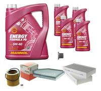 MAHLE Controllo Set 9 L MANNOL Energy Formula PD 5W-40 Per BMW X3 xDrive20i