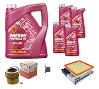 MAHLE Controllo Set 9 L MANNOL Energy Formula PD 5W-40 Per BMW X3 xDrive35i