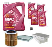 MAHLE Controllo Set 9 L MANNOL Energy Formula PD 5W-40 Per BMW X4 xDrive20i