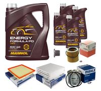 MAHLE Controllo Set 9 L MANNOL Energy Formula PD 5W-40 Per BMW X4 xDrive35i