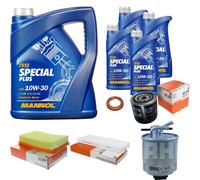 MAHLE Controllo Set 9 L MANNOL Special Plus 10W-30 Per Nissan Pathfinder III