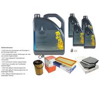 Mahle Controllo Set 9 L Mercedes Olio 5W-40 229.5 per Sl 55 A M G Compressore Ad