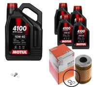 MAHLE Controllo Set 9 L MOTUL 4100 SYN-nergy SPEC 10W40 Per Alpina B10 E34