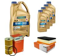 MAHLE Controllo Set 9 L RAVENOL 5W-30 per Opel Movano B 2.3 CDTi FWD