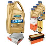 MAHLE Controllo Set 9 L RAVENOL VMP 5W-30 per BMW 5er Touring F11 530d