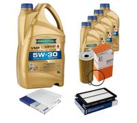 MAHLE Controllo Set 9 L RAVENOL VMP 5W-30 per Hyundai Tucson 2.0 CRDi AWD