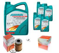 MAHLE Controllo Set 9L ADDINOL GIGA LIGHT MV 5W-30 Per Alpina B10 E34 3.4