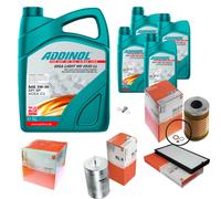 MAHLE Controllo Set 9L ADDINOL GIGA LIGHT MV 5W-30 Per Alpina B10 E34 3.4