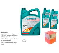 MAHLE Controllo Set 9L ADDINOL GIGA LIGHT MV 5W-30 Per Hyundai Genesis DH