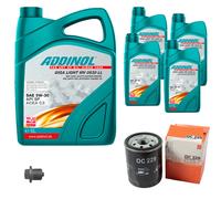 MAHLE Controllo Set 9L ADDINOL GIGA LIGHT MV 5W-30 Per Porsche 911 Targa 993