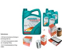 Mahle Controllo Set 9L Addinol Giga Luce Mv 5W-30 per Alpina B10 E34 3.4