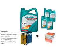 Mahle Controllo Set 9L Addinol Giga Luce Mv 5W-30 per Il VW Touareg CR7