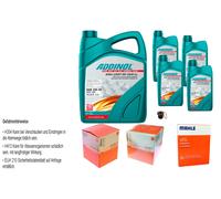 Mahle Controllo Set 9L Addinol Giga Luce Mv 5W-30 per Volkswagen Touareg CR7