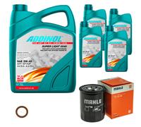 MAHLE Controllo Set 9L ADDINOL SUPER LIGHT 5W-40 Per Isuzu Trooper III