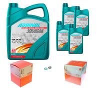 MAHLE Controllo Set 9L ADDINOL SUPER LIGHT 5W-40 Per Lotus Evora Exige