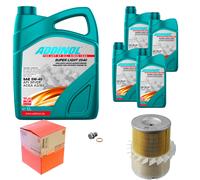 MAHLE Controllo Set 9L ADDINOL SUPER LIGHT 5W-40 Per Mitsubishi L 200 K3_T