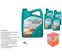 Mahle Controllo Set 9L Addinol Super Light 5W-40 per Mitsubishi L 200 K3_T