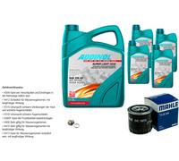 Mahle Controllo Set 9L Addinol Super Light 5W-40 per Subaru Outback Br 3.6 Rs R