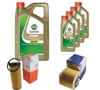 MAHLE Controllo Set 9L CASTROL EDGE 5W-30 C3 Per Audi A6 Allroad 2.7 TDI