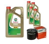 MAHLE Controllo Set 9L CASTROL EDGE 5W-30 C3 Per Ford Mondeo I Turnier 1.8i