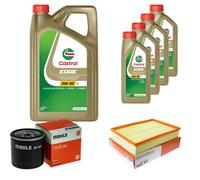 MAHLE Controllo Set 9L CASTROL EDGE 5W-30 C3 Per Land Rover Discovery III
