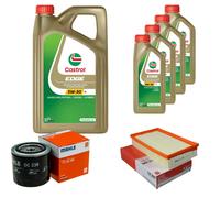 MAHLE Controllo Set 9L CASTROL EDGE 5W-30 C3 Per Nissan NP300 Navara 2.5 dCi