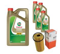MAHLE Controllo Set 9L CASTROL EDGE 5W-30 C3 Per Nissan Qashqai +2 I 2.0 dCi